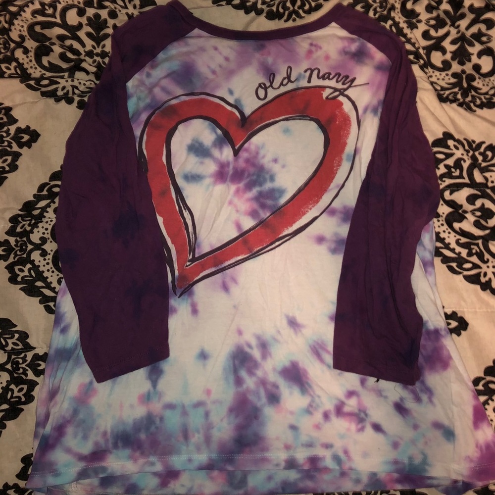 3/$22 Tye Dye Old Navy Baseball Style Shirt
